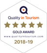 Quality in Tourism 5 Star Gold Award